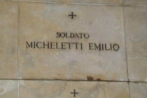 Particolare del Sacrario di Asiago